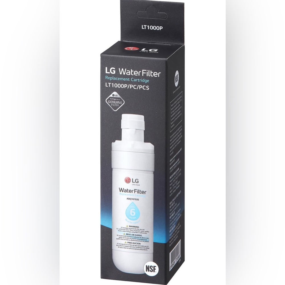 LG White Water Filter Cartridge
